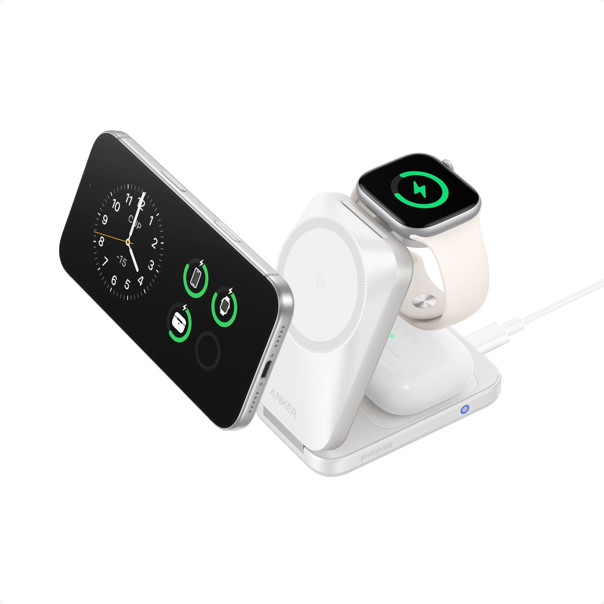 Anker Prime Wireless Charging Station (3-in-1, MagGo, AirCool, Foldable) WM