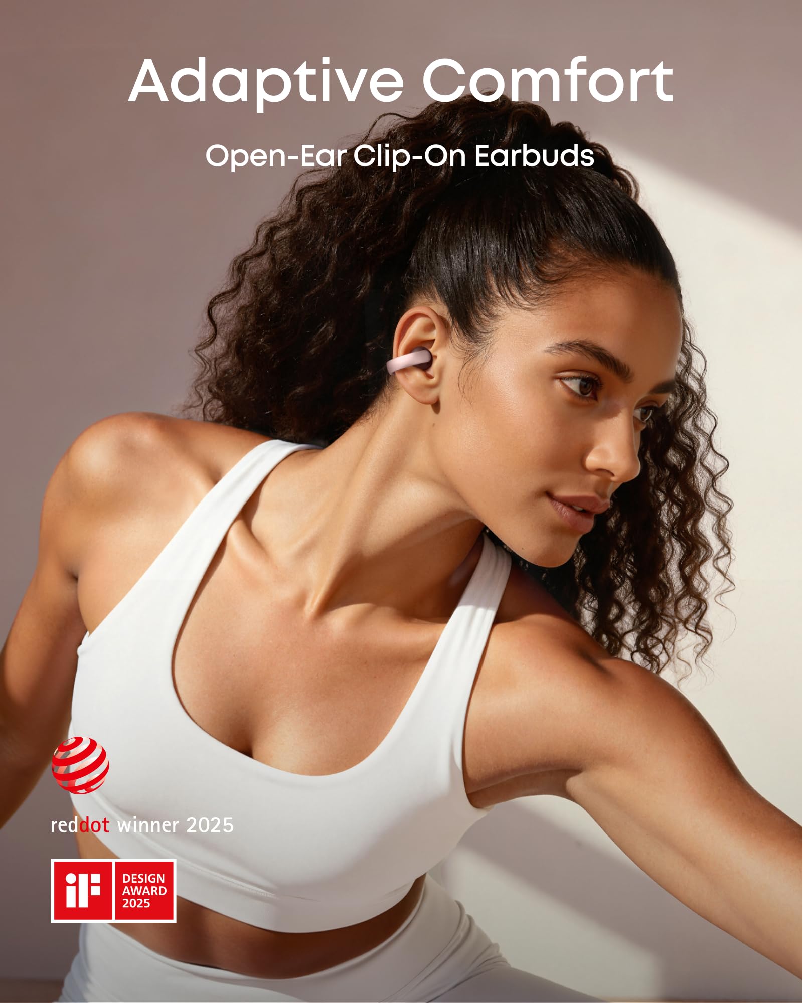 soundcore AeroClip | Open-Ear Clip-On Earbuds with Adaptive Comfort