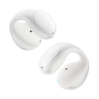 soundcore white earbuds with curved ergonomic design