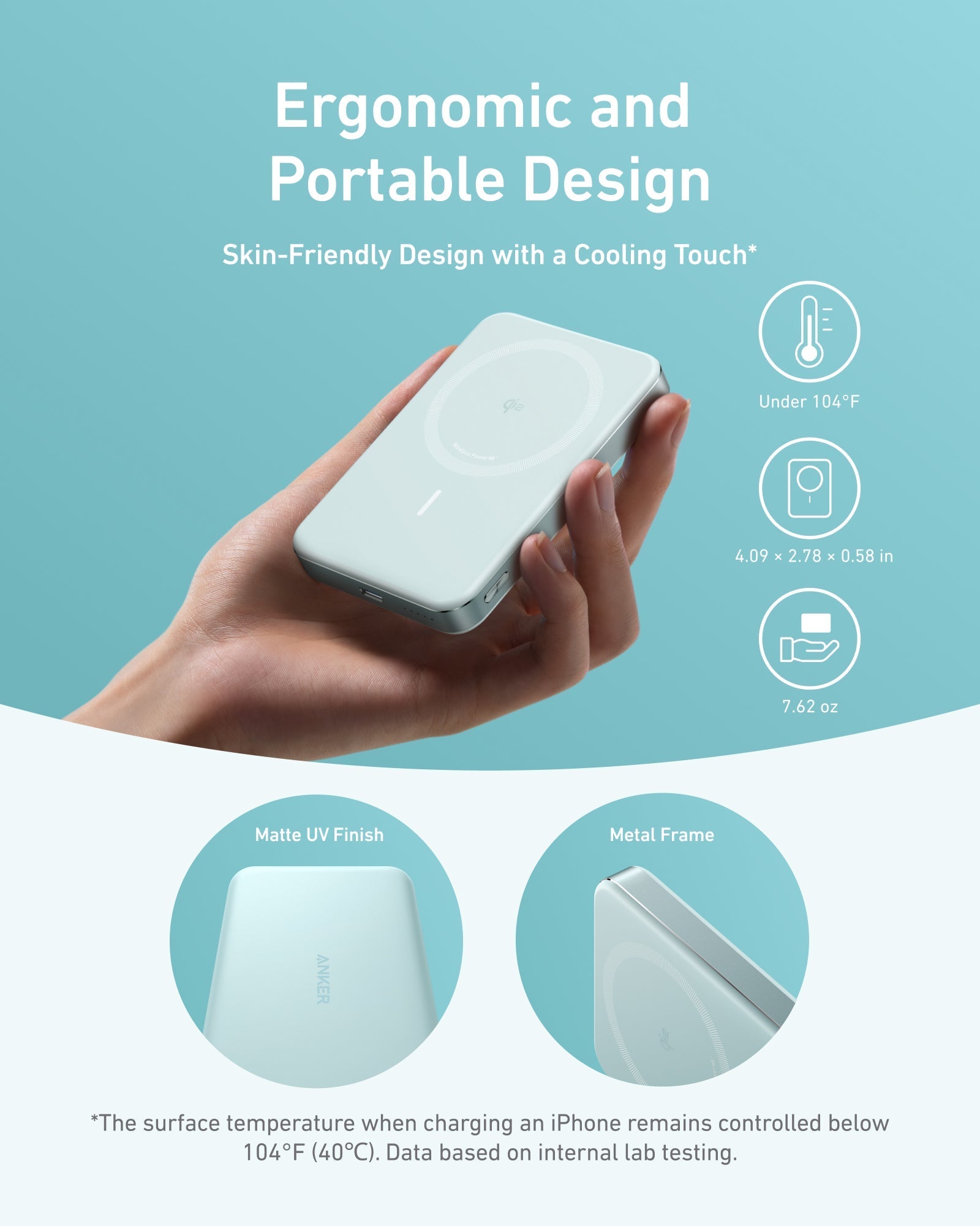 Anker MagGo Power Bank (10K, Slim)  | Customizable