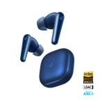 soundcore blue true wireless earbuds with Hi-Res Audio for wireless listening