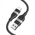 Anker with braided black cable for USB-C charging