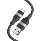Anker with braided black cable for USB-C charging