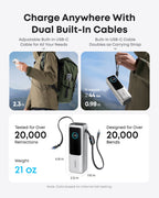 Anker Laptop Power Bank (25K, 165W, Built-In and Retractable Cables) WM