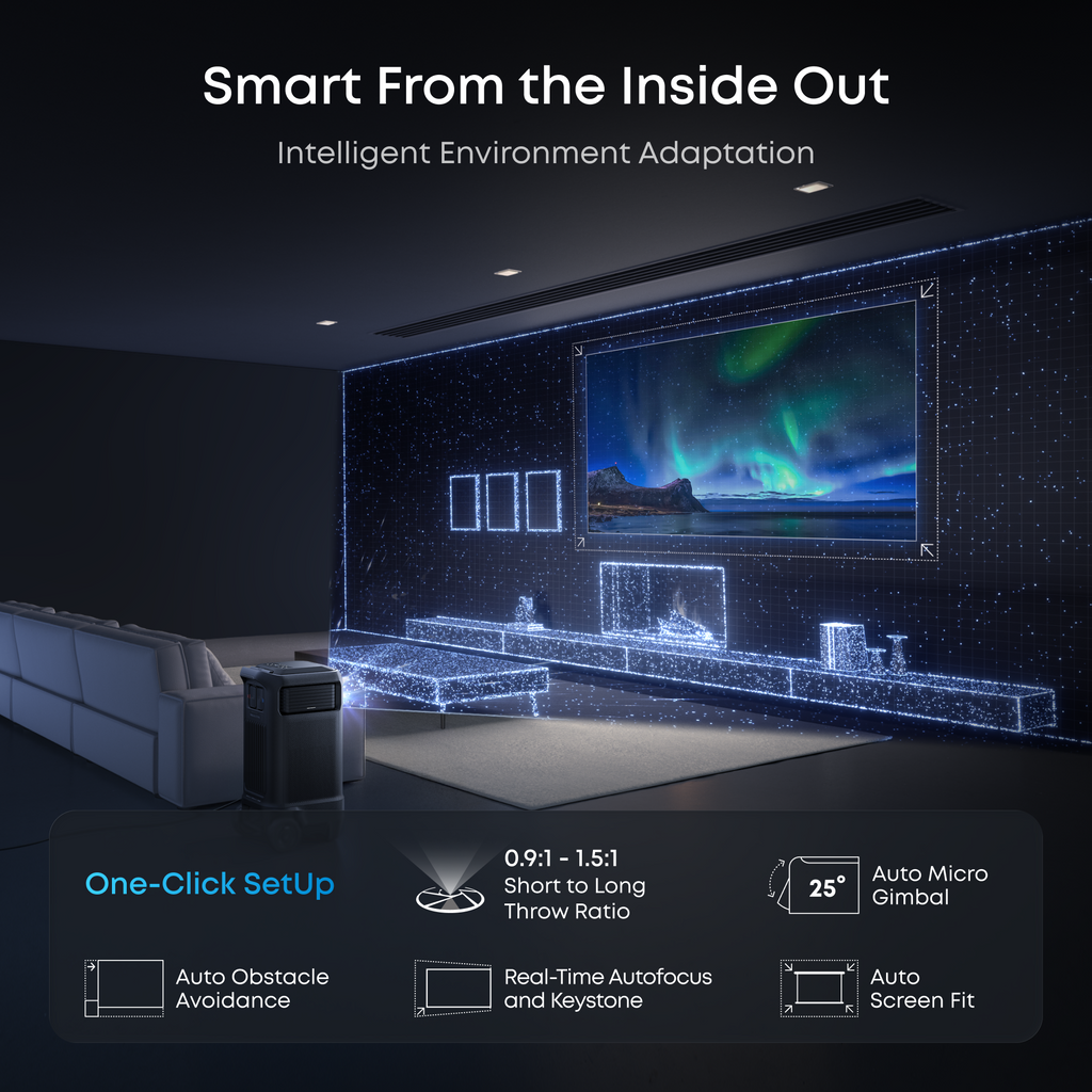 soundcore nebula x1 pro 4k projector for home movie