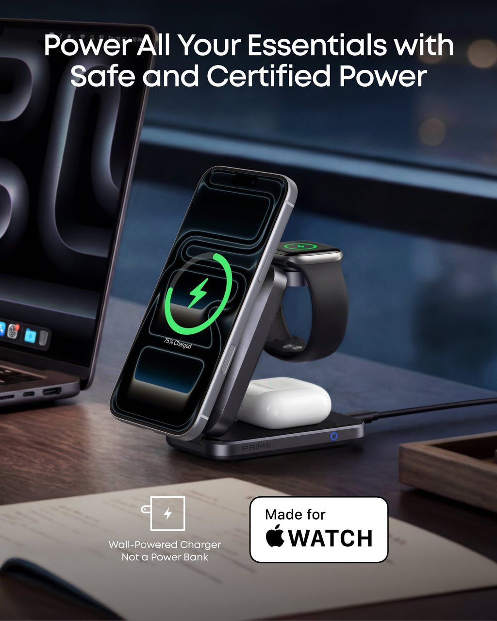 Anker Prime Wireless Charging Station (3-in-1, MagGo, AirCool, Foldable) WM
