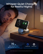Anker Prime Wireless Charging Station (3-in-1, MagGo, AirCool, Foldable) and Anker Prime USB-C to USB-C Cable (240W, Upcycled-Braided)