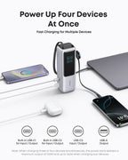 Anker Laptop Power Bank (25K, 165W, Built-In and Retractable Cables) | Customizable
