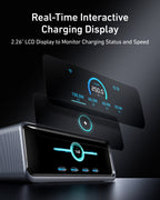 Anker charging station with interactive display for fast speed