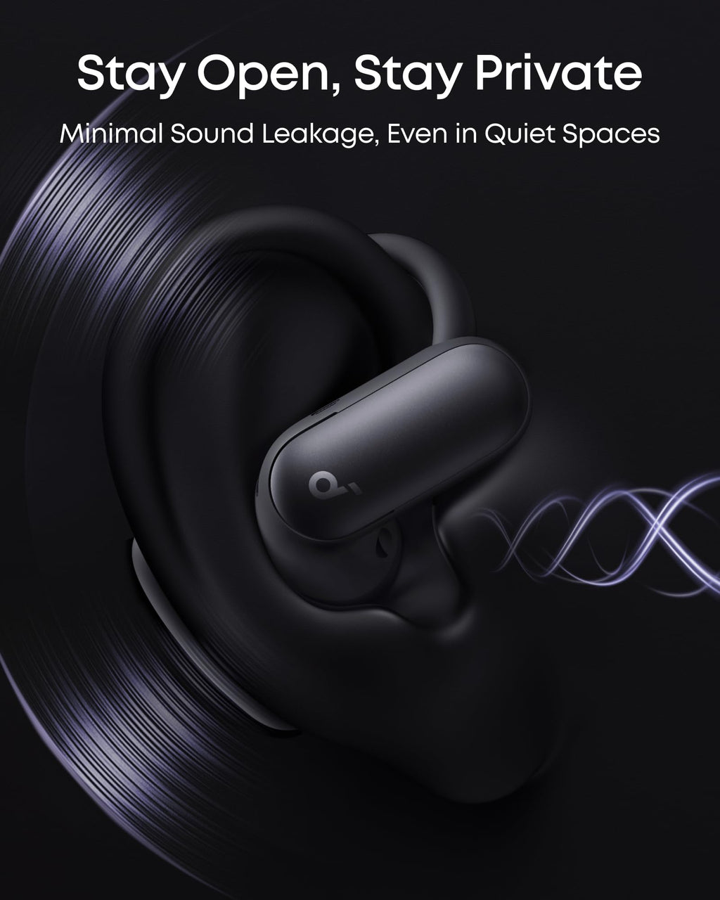 AeroFit 2 Pro｜Dual-Form Earbuds with Open-Ear and Active Noise Cancellation Form