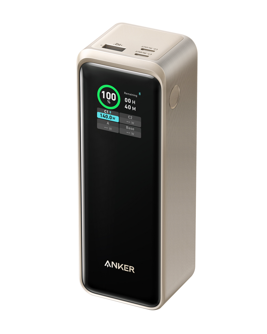 Anker energy storage device with real-time display for reliable backup