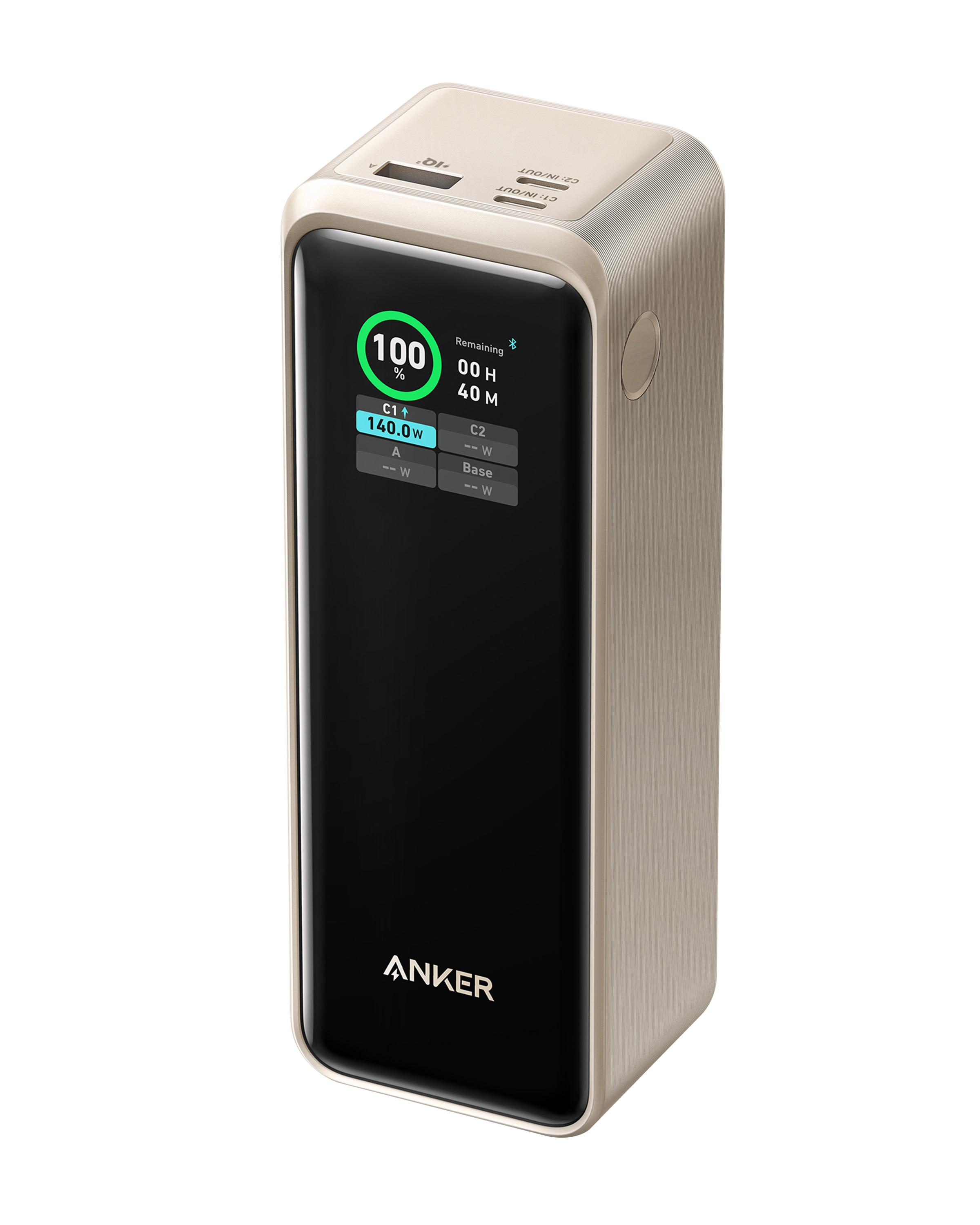 Anker energy storage device with real-time display for reliable backup