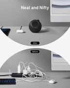 Anker neat desk setup with tidy cables for Wireless PowerIQ