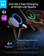 Anker Prime Wireless Charging Station (3-in-1, MagGo, AirCool, Dock Stand)