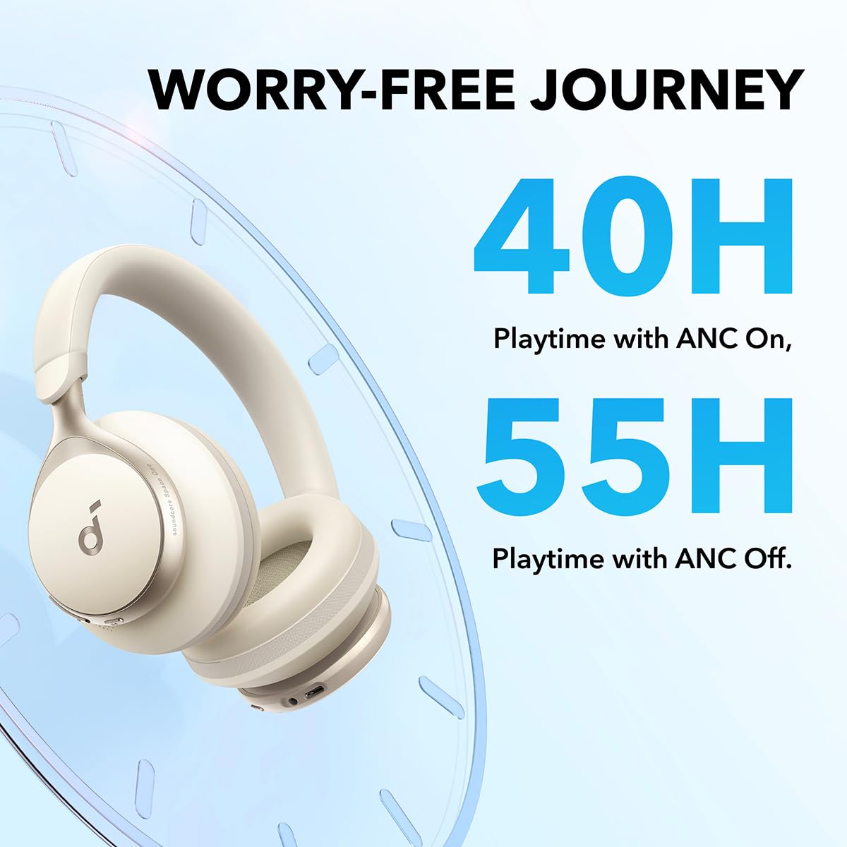 soundcore Space One | Active Noise Cancelling Headphones