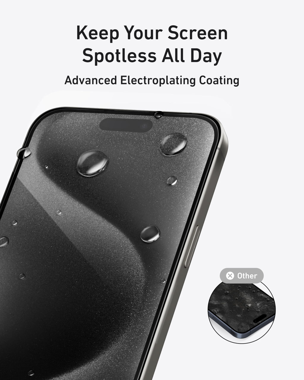 Anker Screen  Protector Kit   (Aerospace-Grade Glass, 2-Pack)