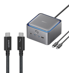 Anker Prime TB5 Docking Station (14-in-1, 8K, Thunderbolt 5 ) and Thunderbolt 5 Cable (3.3 ft, 80Gbps, 240W)