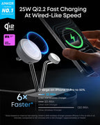 Anker Prime Wireless Charging Station (3-in-1, MagGo, AirCool, Dock Stand)