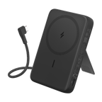 Anker portable battery with MagSafe-compatible stand for wireless charging