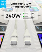 Anker Laptop Power Bank (25K, 165W, Built-In and Retractable Cables) WM