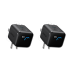 Anker Nano Charger (45W, Smart Display, 180° Foldable, 2-Pack)