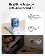Anker protection with ActiveShield 2.0 for overnight charging