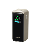 Anker with portable power station showing battery percentage on display