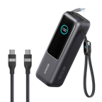 Anker Laptop Power Bank (25K, 165W, Built-In and Retractable Cables) WM