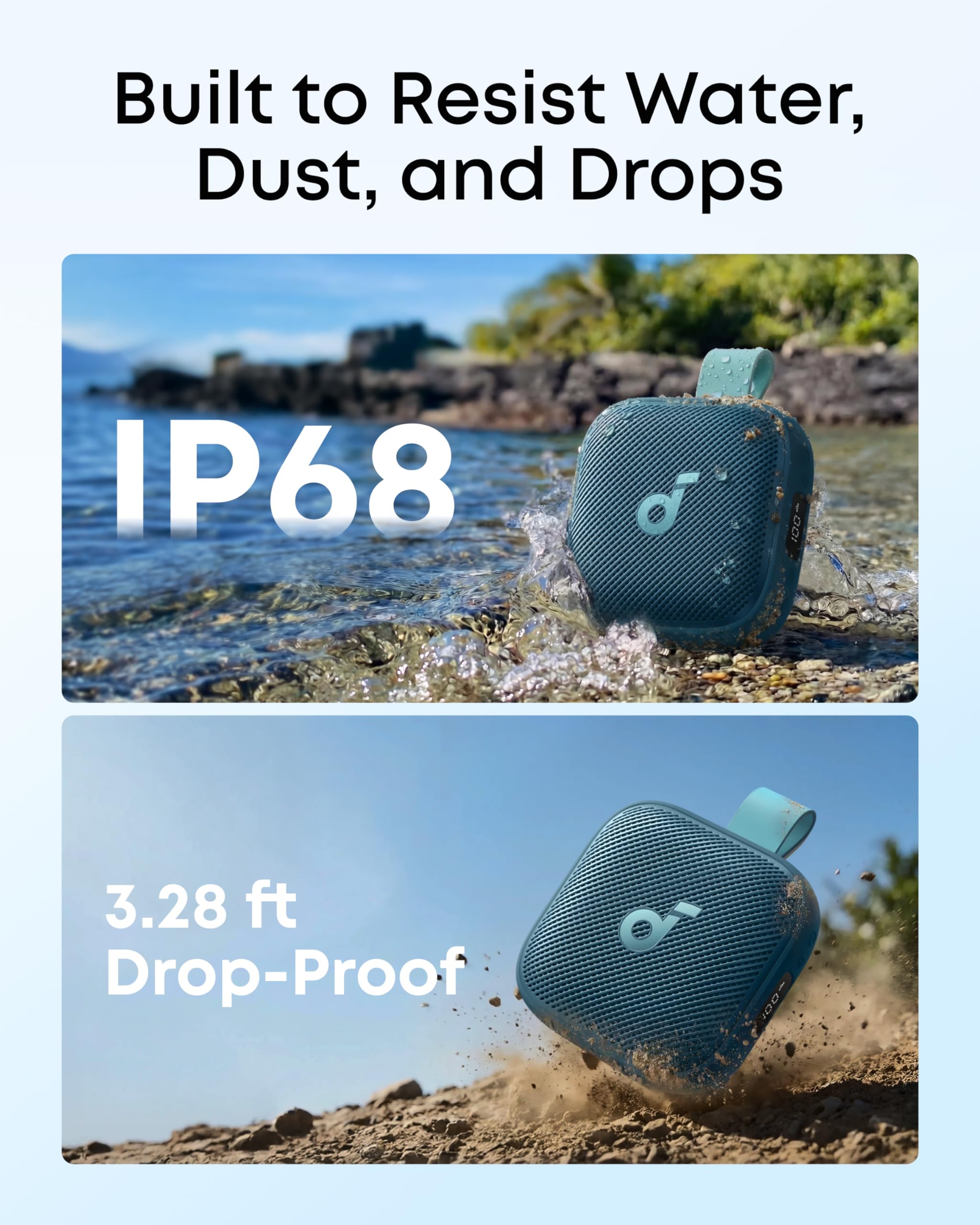 soundcore Boom Go 3i | Portable Bluetooth Speaker with Powerful Bass