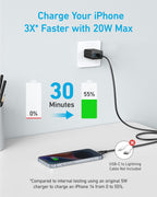 Anker 20W Fast Wall Charger (2-Pack) WM