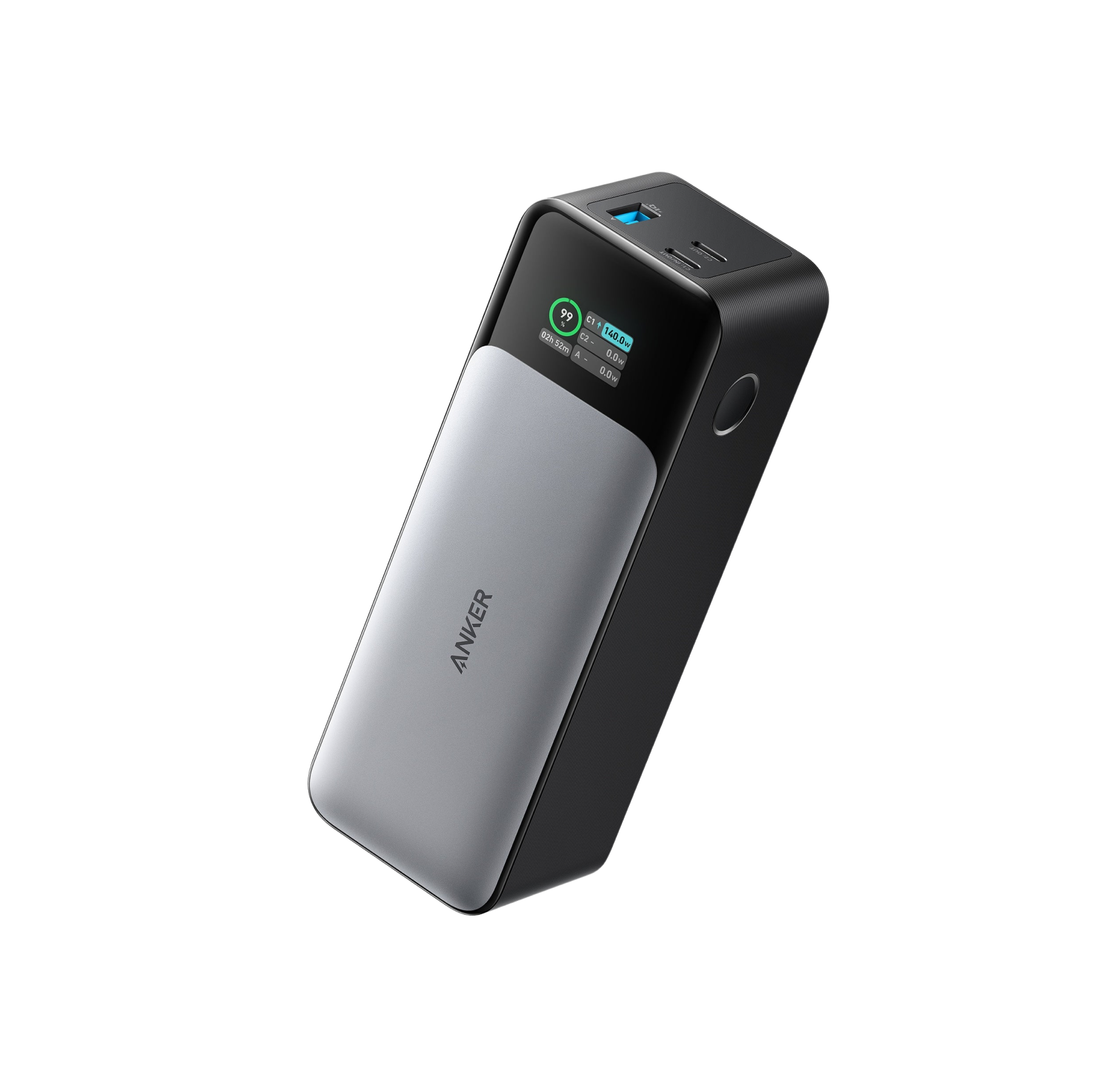 Anker power bank with digital display for fast charging