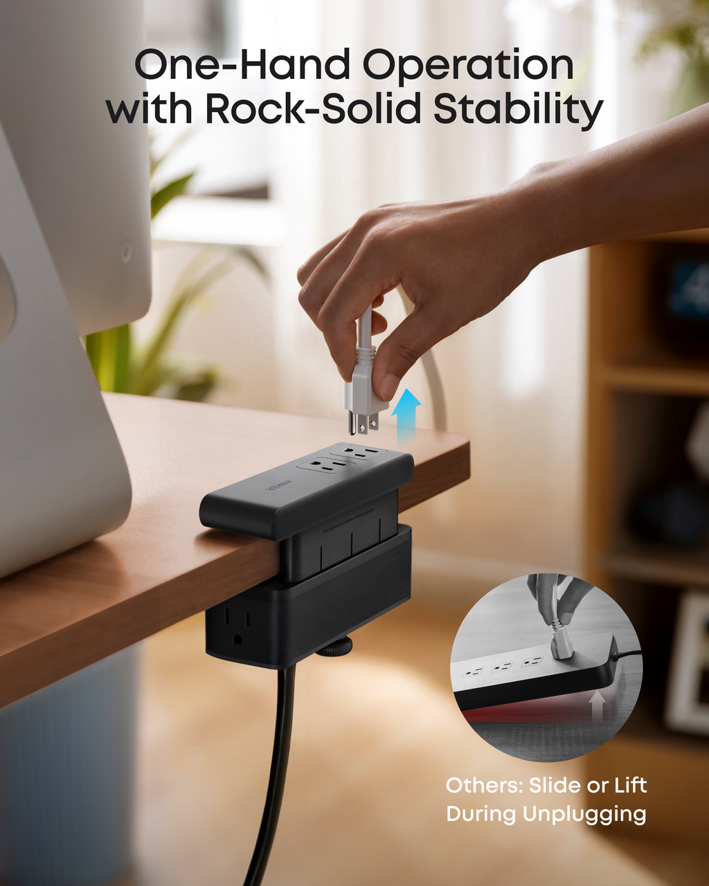 Anker Nano Power Strip (10-in-1, 70W, Clamp) WM