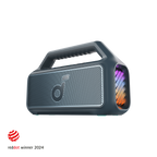 soundcore outdoor speaker with LED side panel for music