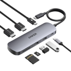 Anker Nano USB-C Hub (8-in-1, Dual Display)