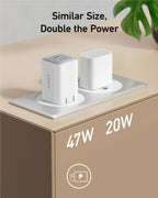Anker dual port charger with compact design for Keyword