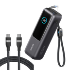 Anker Laptop Power Bank (25K, 165W, Built-In and Retractable Cables) WM