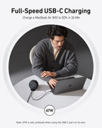Anker charging station for MacBook Air with 67W fast USB-C