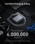 Anker charger with multiple devices for certified charging safety