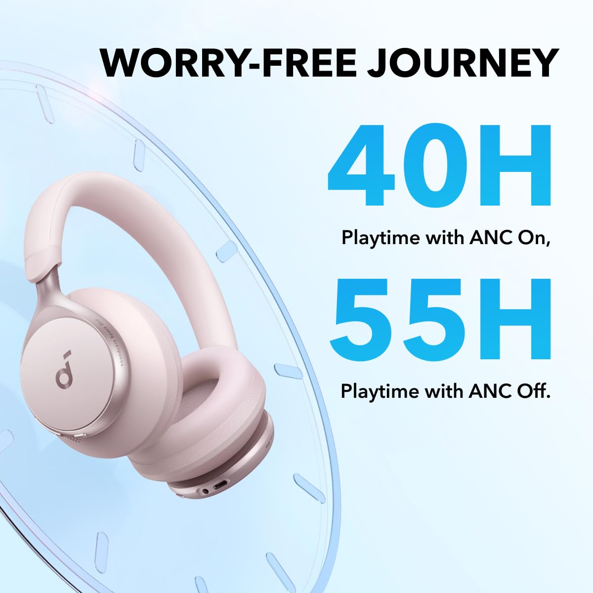 soundcore Space One | Active Noise Cancelling Headphones