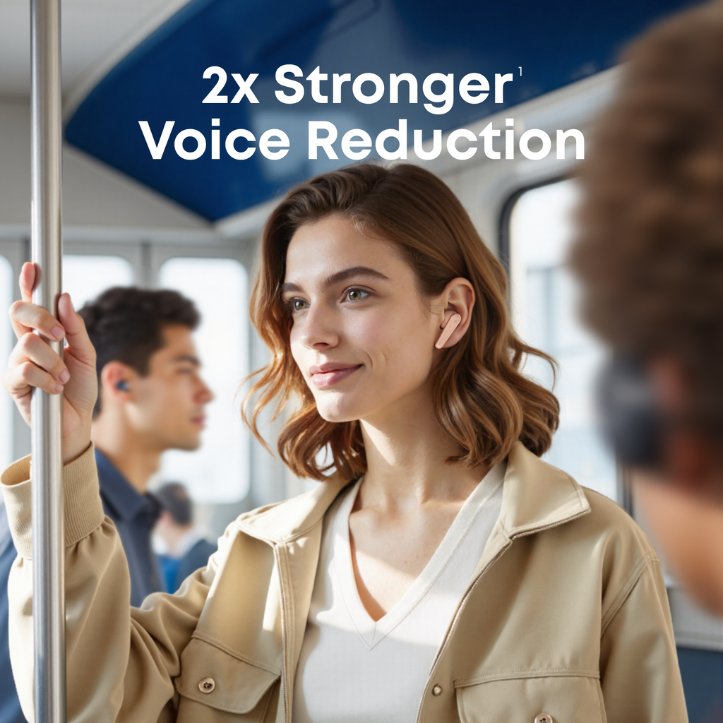 soundcore best true wireless earbuds with voice reduction for public transport