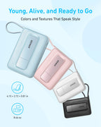 Anker with four stylish portable chargers for young style