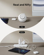 Anker with neat setup for organized charging desktop