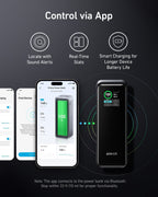 Anker Prime Power Bank with app control for smart charging