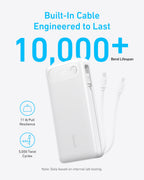 Anker with built-in cable engineered for 10000 bend lifespan