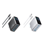 Anker Charger (140W, 4-Port, PD 3.1) with USB-C Cable (2-Pack)