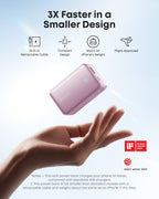 Anker Nano Power Bank (10K, 45W, Built-In Retractable USB-C Cable) | Customizable