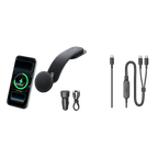 Anker Nano Wireless Car Charger (Magnetic, Detachable Pad) and Anker 140W 2-in-1 USB-C to USB-C Cable