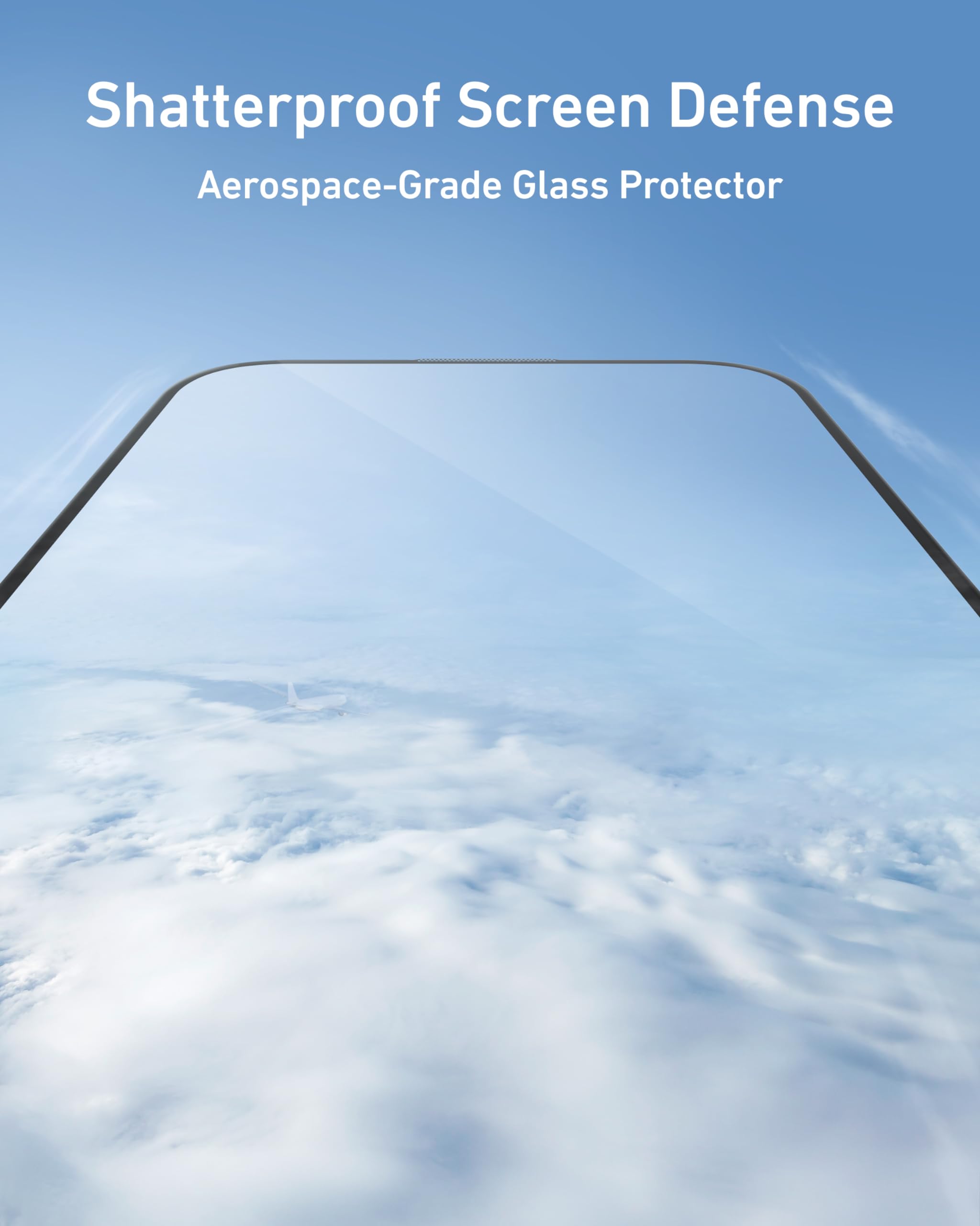 Anker Screen  Protector Kit   (Aerospace-Grade Glass, 2-Pack)