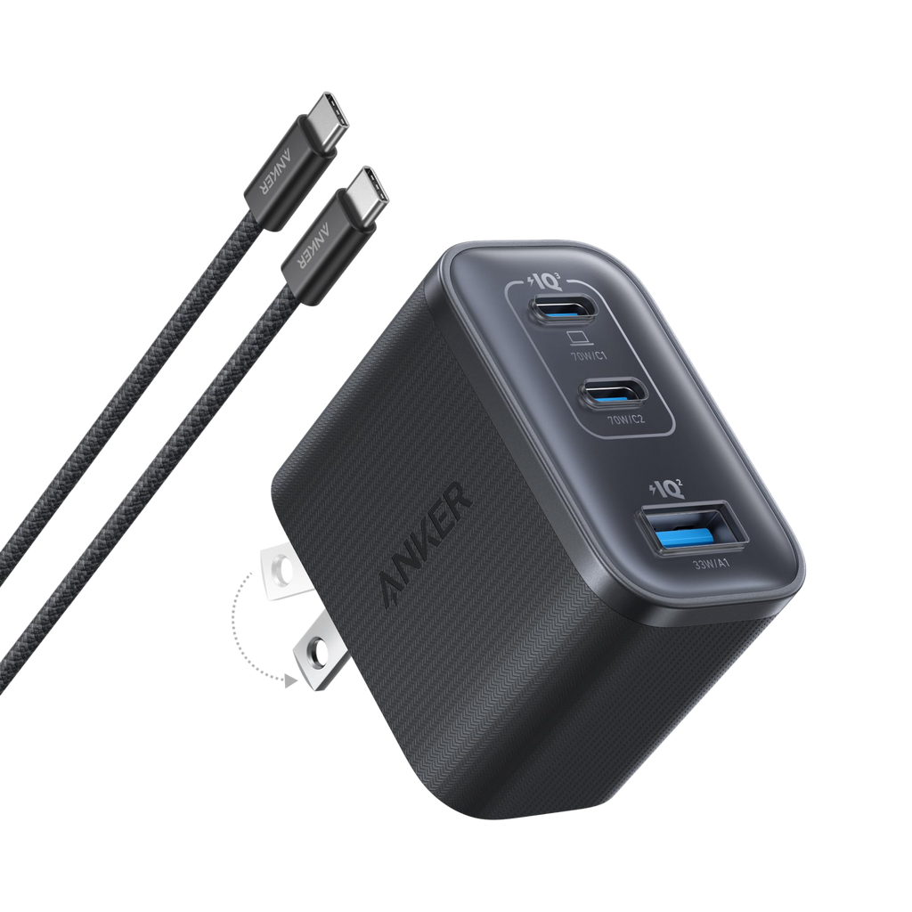 Anker charger with 3 ports for fast charging