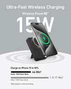 Anker 15W Power Bank with ultra-fast wireless charging for iPhone 15